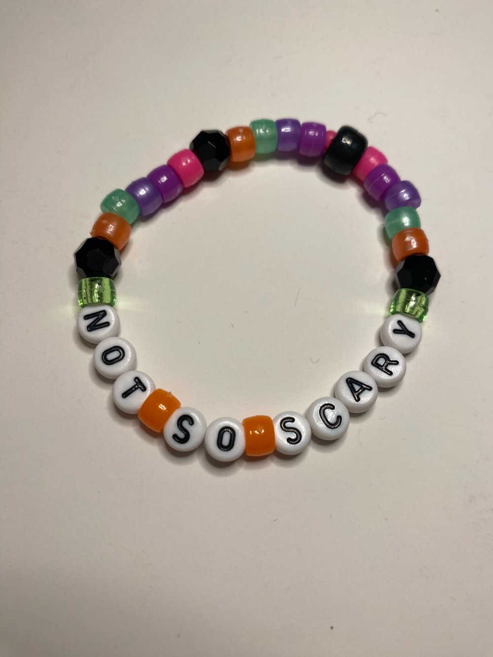 Disney Not So Scary Halloween Handmade Kandi Bracelet